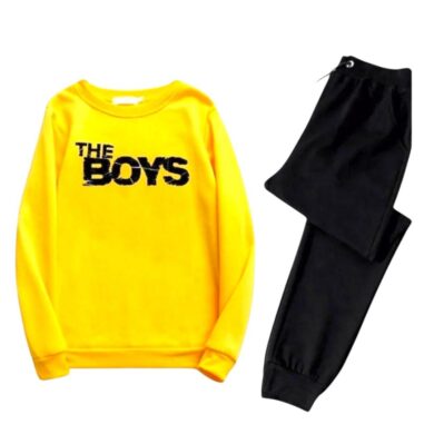 Men's Printed Polyester Track Suit - 2 Pcs