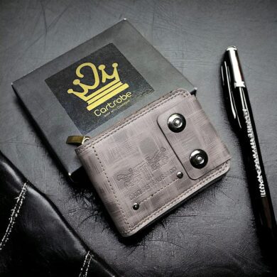 Men's PU Wallet - Stylish & Slim Design, 1 Pc