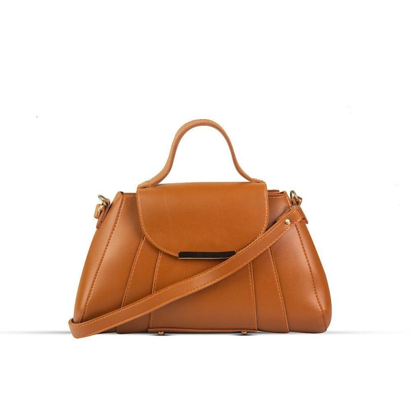 BagX - Opal Brown PU Leather Shoulderbag, Brown